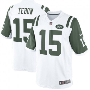 Nike Tim Tebow New York Jets The Limited Jersey - White/Green