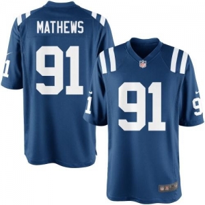 Nike Youth Indianapolis Colts Ricardo Mathews Team Color Game Je