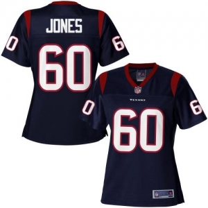 Pro Line Women's Houston Texans Ben Jones Team Color Jersey