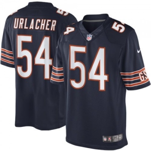 Nike Brain Urlacher Chicago Bears The Limited Jersey - Navy Blue