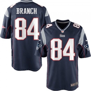 Nike Deion Branch New England Patriots Youth Game Jersey - Navy