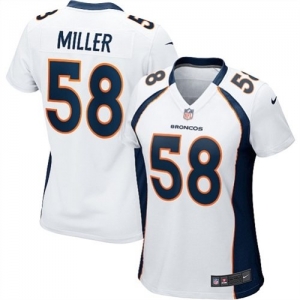 Nike Women's Denver Broncos Von Miller Game White Jersey