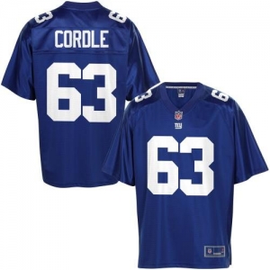 Pro Line Men's New York Giants Jim Cordle Team Color Jersey