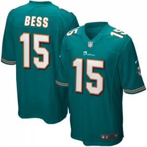 Nike Davone Bess Miami Dolphins Youth Game Jersey - Aqua