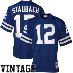 Dallas Cowboys #12 Roger Staubach Royal Blue 1971 Throwback Coll