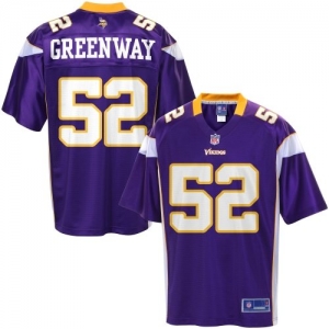 Pro Line Men's Minnesota Vikings Chad Greenway Team Color Jersey