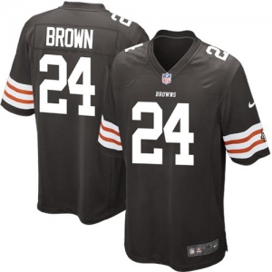 Nike Sheldon Brown Cleveland Browns Youth Game Jersey - Brown