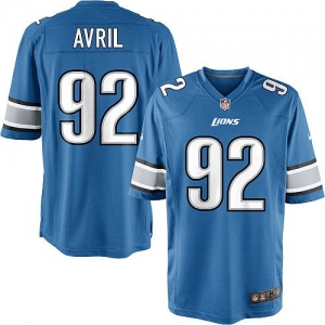 Nike Cliff Avril Detroit Lions Youth Game Jersey - Light Blue