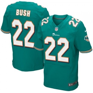 Nike Reggie Bush Miami Dolphins Elite Jersey - Aqua