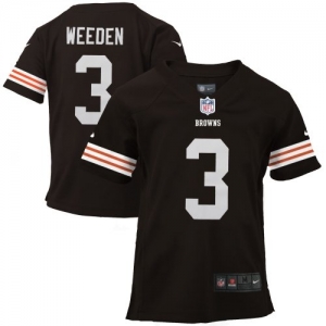 Nike Brandon Weeden Cleveland Browns Toddler Game Jersey - Brown