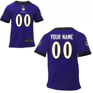 Nike Baltimore Ravens Infant Customized Team Color Game Jersey