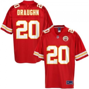 Pro Line Men's Kansas City Chiefs Shaun Draughn Team Color Jerse