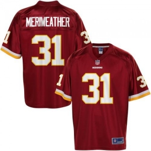 Pro Line Men's Washington Redskins Brandon Meriweather Team Colo