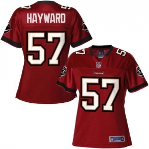 Pro Line Women's Tampa Bay Buccaneers Adam Hayward Team Color Je