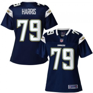 Pro Line Women's San Diego Chargers Mike Harris Team Color Jerse