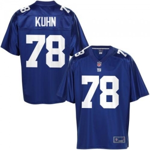 Pro Line Men's New York Giants Markus Kuhn Team Color Jersey