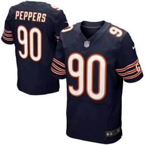 Nike Julius Peppers Chicago Bears Elite Jersey - Navy Blue