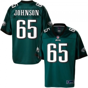 Pro Line Men's Philadelphia Eagles Lane Johnson Team Color Jerse