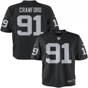 Nike Youth Oakland Raiders Jack Crawford Team Color Game Jersey