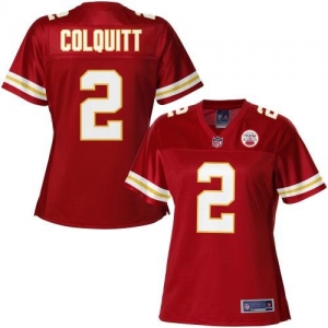 Pro Line Women's Kansas City Chiefs Dustin Colquitt Team Color J