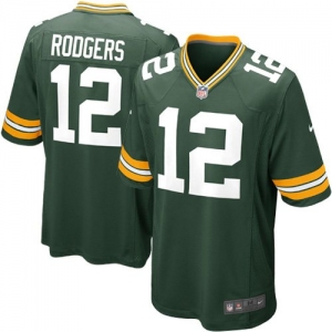 Nike Aaron Rodgers Green Bay Packers Game Jersey - Green