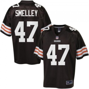 Pro Line Men's Cleveland Browns Brad Smelley Team Color Jersey