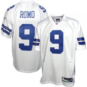 Reebok NFL Equipment Dallas Cowboys #9 Tony Romo White Authentic