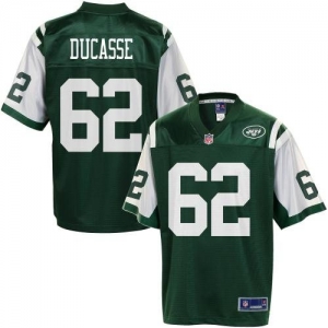 Pro Line Men's New York Jets Vladimir Ducasse Team Color Jersey