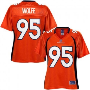 Pro Line Women's Denver Broncos Derek Wolfe Team Color Jersey