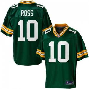 Pro Line Men's Green Bay Packers Jeremy Ross Team Color Jersey