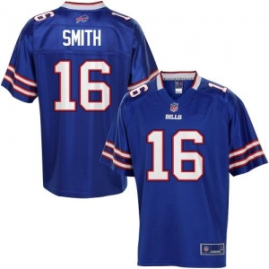 Pro Line Men's Buffalo Bills Brad Smith Team Color Jersey