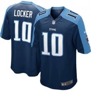 Nike Jake Locker Tennessee Titans Youth Game Jersey - Navy Blue