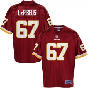 Pro Line Men's Washington Redskins Josh Leribeus Team Color Jers