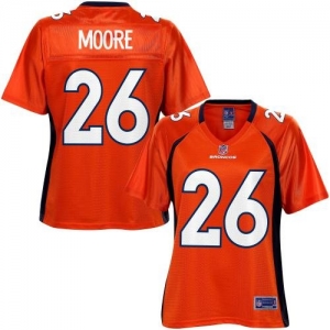 Pro Line Women's Denver Broncos Rahim Moore Team Color Jersey