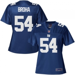 Pro Line Women's New York Giants Matt Broha Team Color Jersey