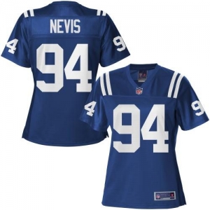 Pro Line Women's Indianapolis Colts Drake Nevis Team Color Jerse