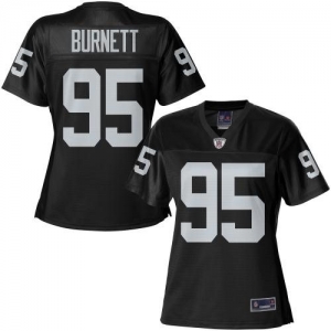 Pro Line Women's Oakland Raiders Kaelin Burnett Team Color Jerse