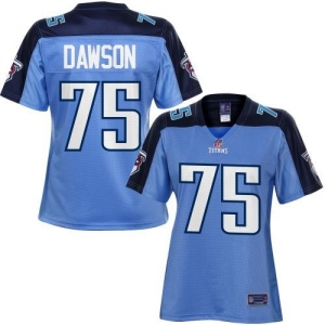 Pro Line Women's Tennessee Titans Keyunta Dawson Team Color Jers