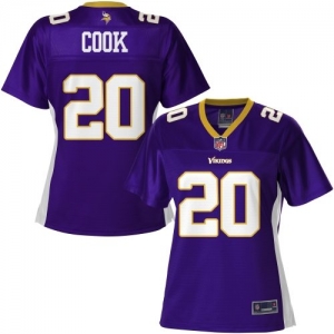 Pro Line Women's Minnesota Vikings Chris Cook Team Color Jersey