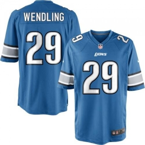 Nike Youth Detroit Lions John Wendling Team Color Game Jersey