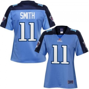 Pro Line Women's Tennessee Titans Rusty Smith Team Color Jersey