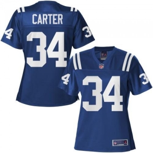 Pro Line Women's Indianapolis Colts Delone Carter Team Color Jer