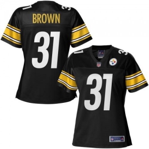 Pro Line Women's Pittsburgh Steelers Curtis Brown Team Color Jer