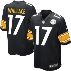 Nike Mike Wallace Pittsburgh Steelers Game Jersey - Black