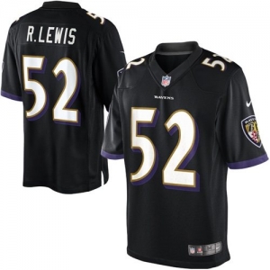 Nike Ray Lewis Baltimore Ravens The Limited Jersey - Black