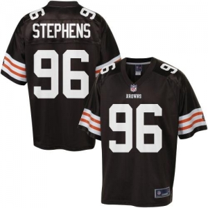 Pro Line Men's Cleveland Browns Emmanuel Stephens Team Color Jer