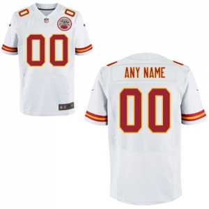 Nike Kansas City Chiefs Customized Elite Jersey - White