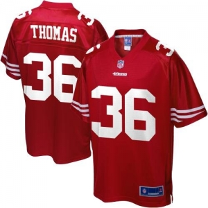 Pro Line Men's San Francisco 49ers Michael Thomas Team Color Jer