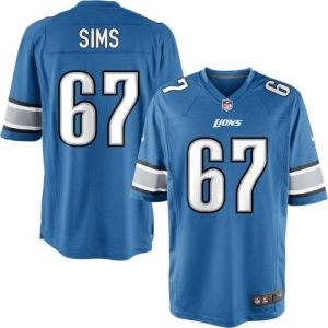 Nike Youth Detroit Lions Rob Sims Team Color Game Jersey