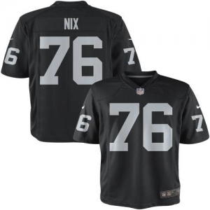 Nike Youth Oakland Raiders Lucas Nix Team Color Game Jersey